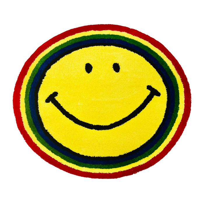 Smile Rainbow Big Rug Mat