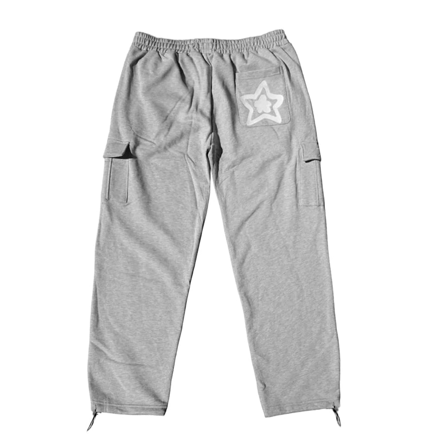 Grey Cargo Sweatpants