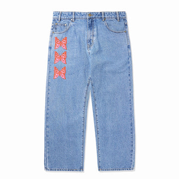 Butterfly Denim Jeans - Washed Indigo