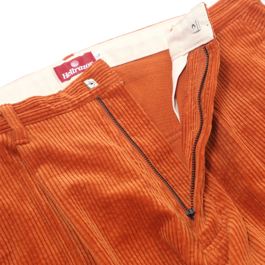 Corduroy Pants - Rust Orange