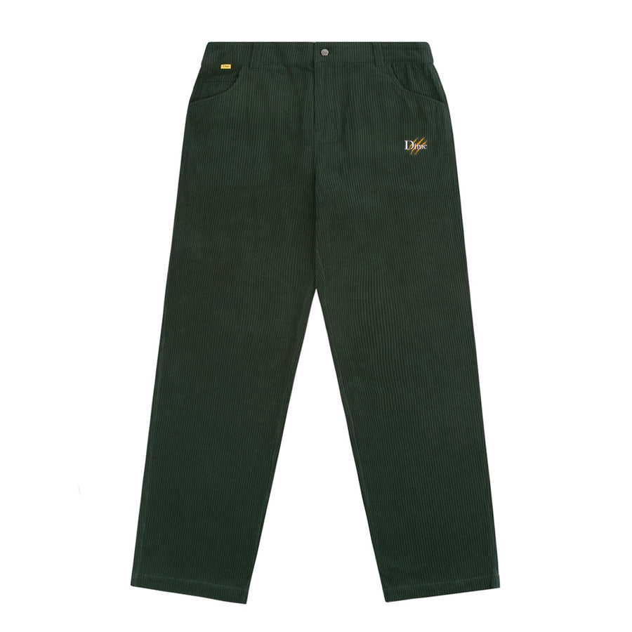 Dino Baggy Corduroy Pants - Deep Forest
