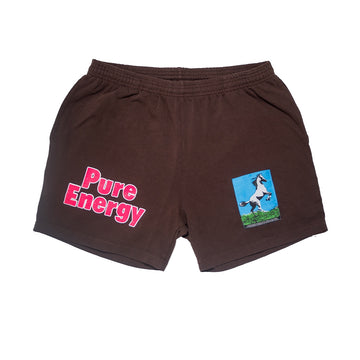 Pure Energy Jersey Shorts - Brown