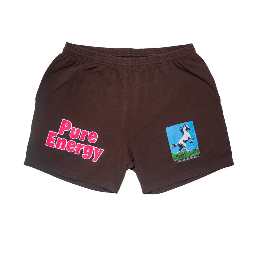 Pure Energy Jersey Shorts - Brown