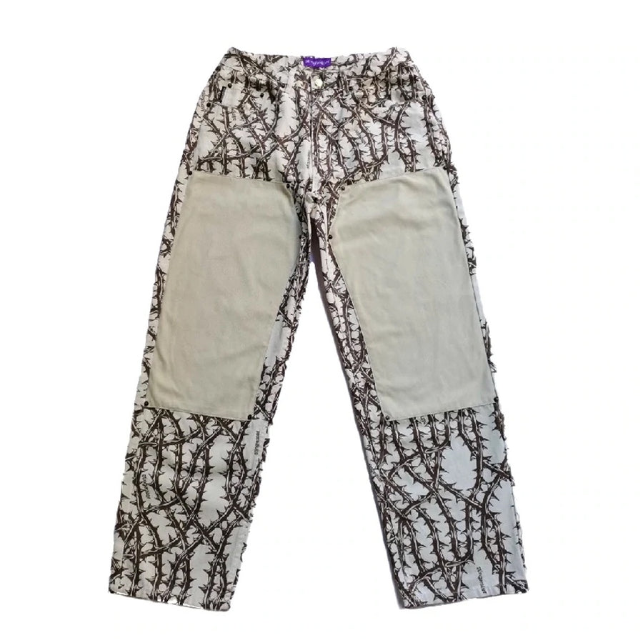 Sting Double Knee Pants - Thorn Print