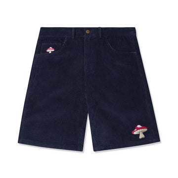 Mushroom Corduroy Shorts - Indigo