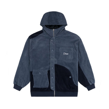 Corduroy Hooded Jacket - Navy