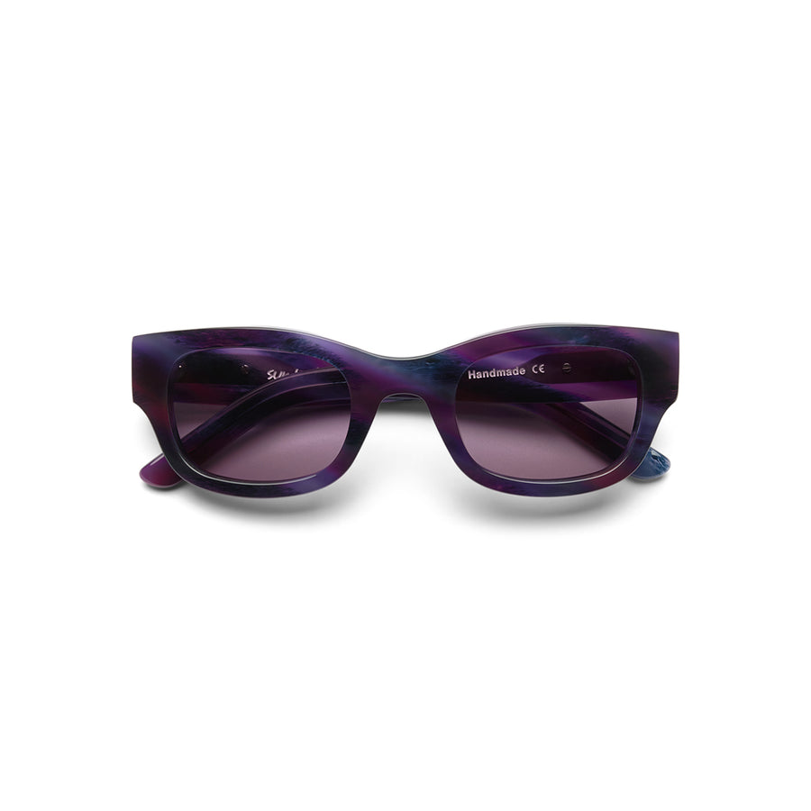 Lubna Sunglasses - Purple Waves