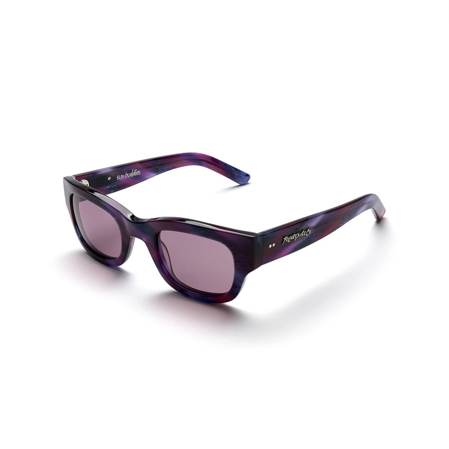 Lubna Sunglasses - Purple Waves
