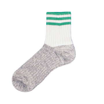 Grandrelle Three Stripe Socks - Green