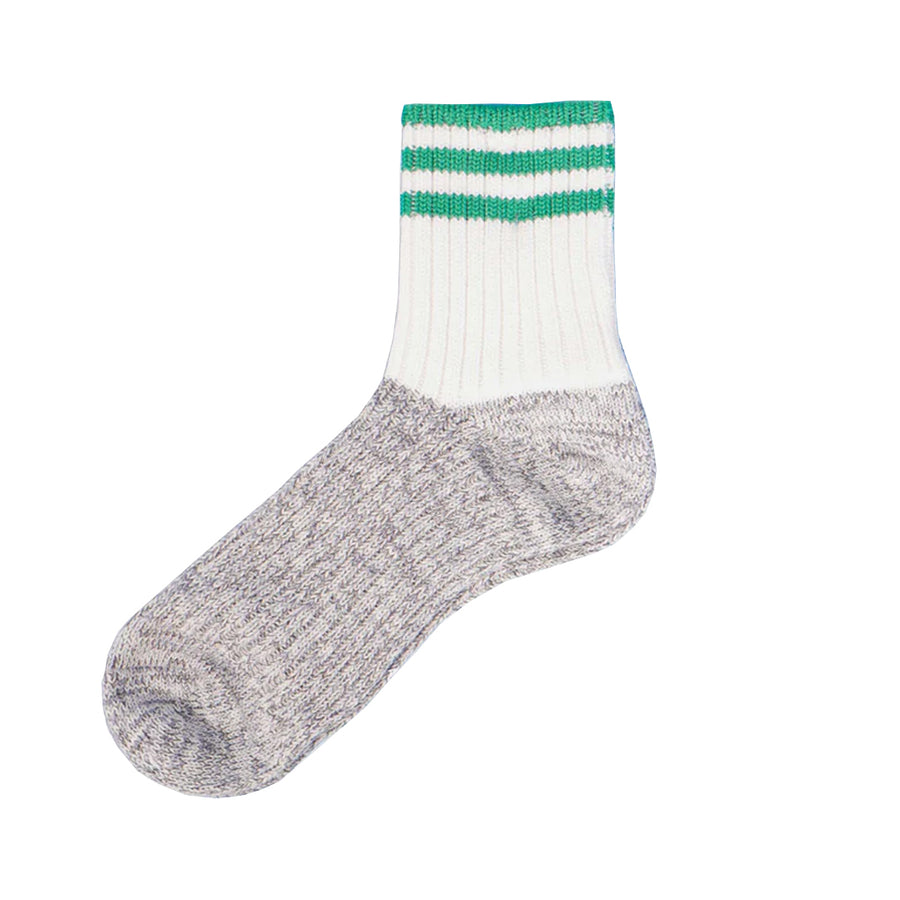 Grandrelle Three Stripe Socks - Green