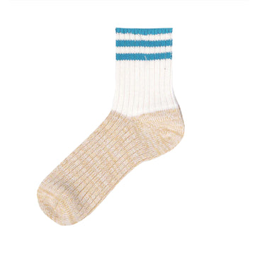 Grandrelle Three Stripe Socks - Sky