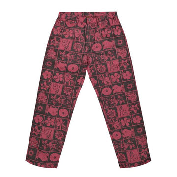 Flowers Jeans - Red/Black