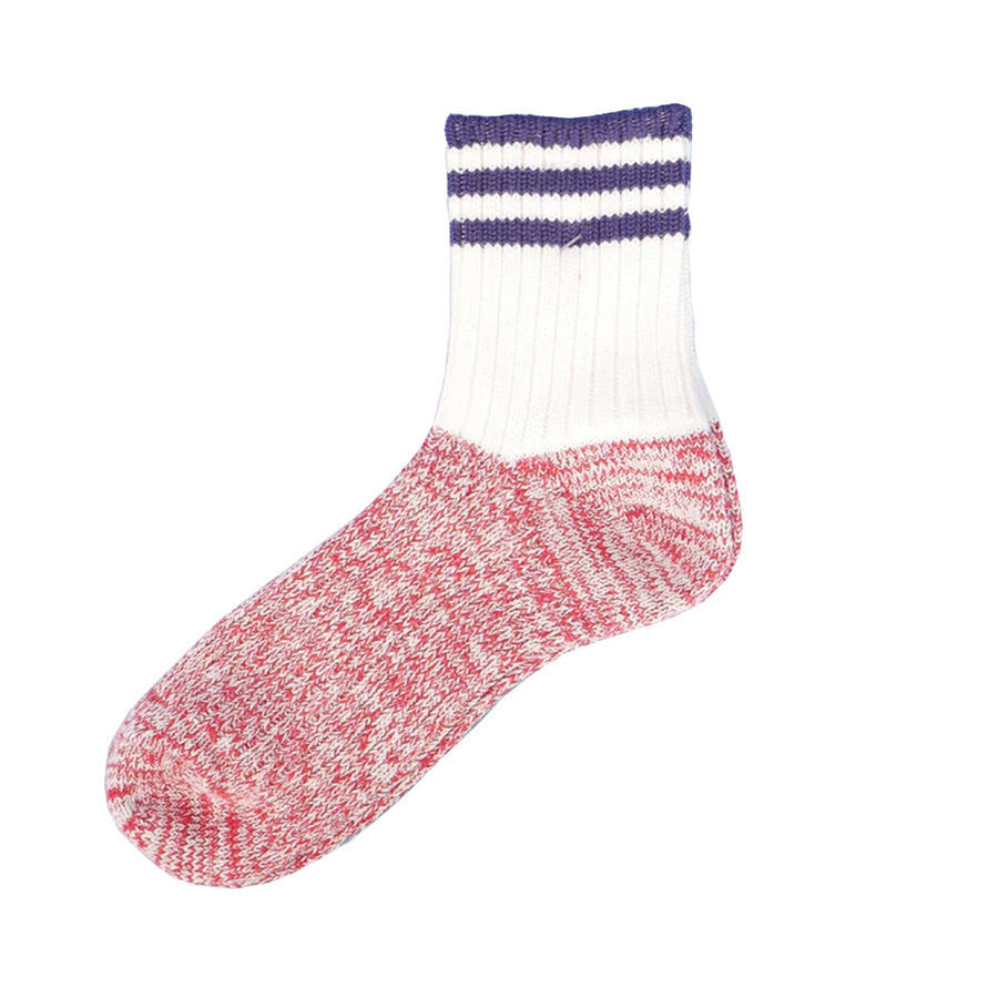 Grandrelle Three Stripe Socks - Purple