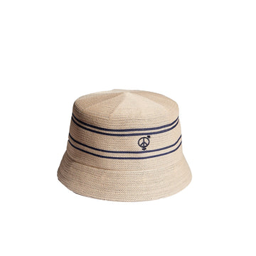 Striped OG Bucket Hat - Cream