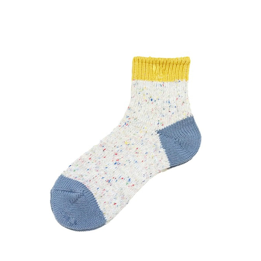 Band Fleck Socks - Yellow/Slate