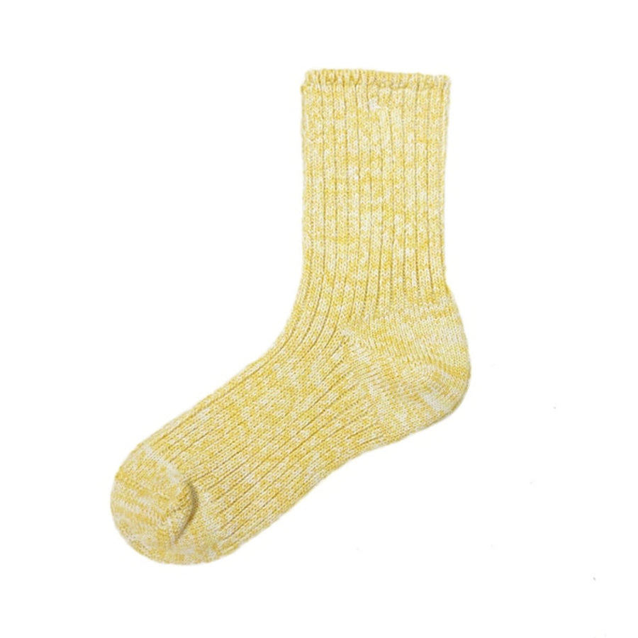 Pastel Rib Socks - Banana