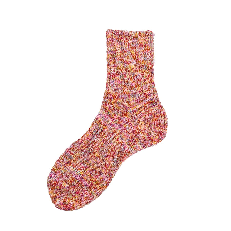 6 Colour Twister Socks - Red