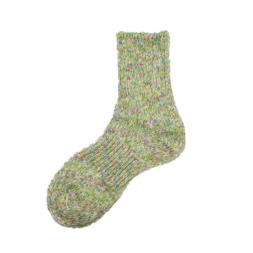 6 Colour Twister Socks - Green