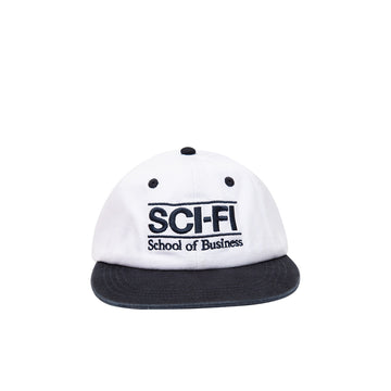 School of Business Hat - White/Navy