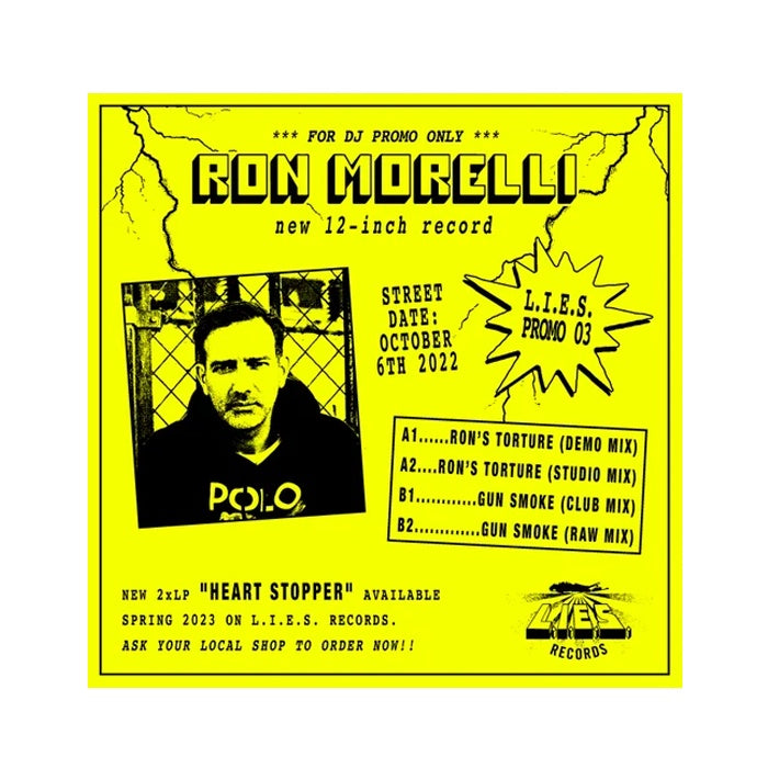 Ron Morelli - Torture Promo 12 inch