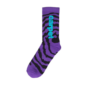Spiral Sock - Purple