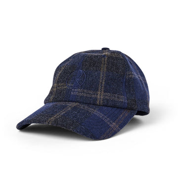 Wool Stroke Logo Cap - Blue