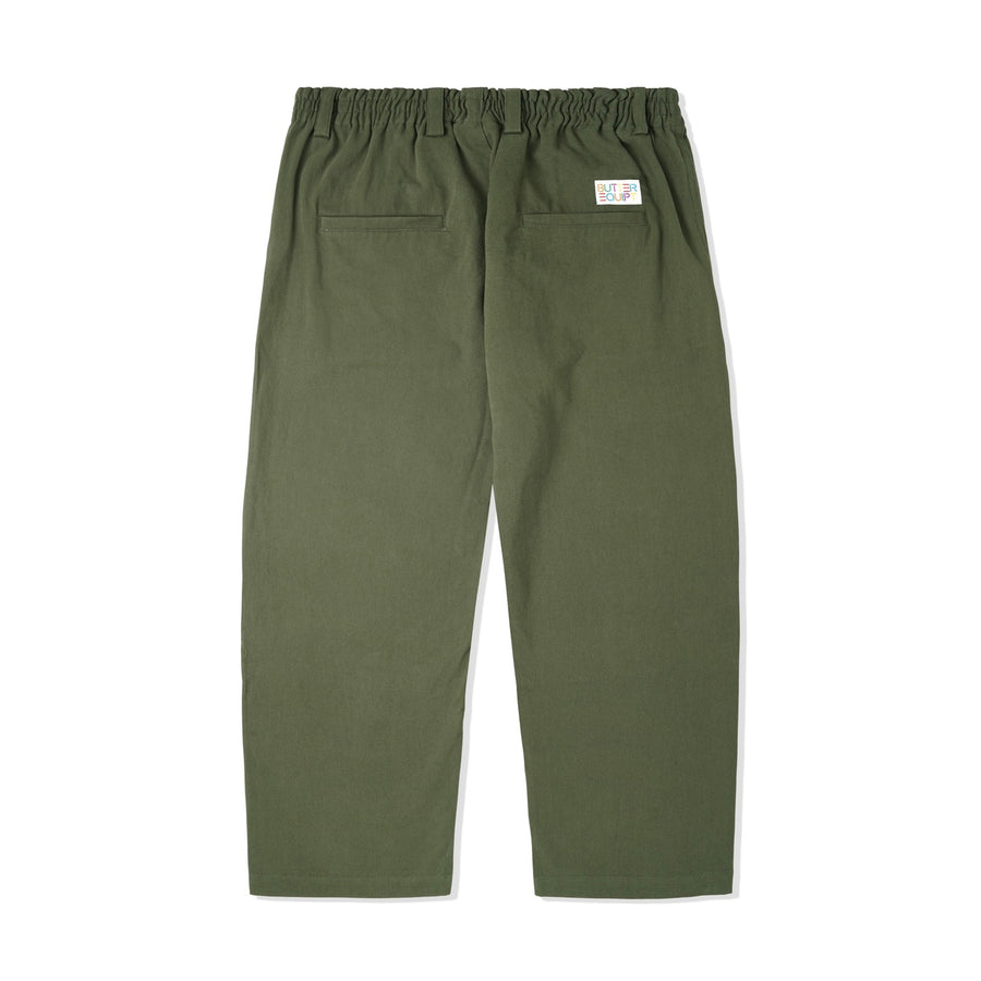 Wide Leg Pants - Army