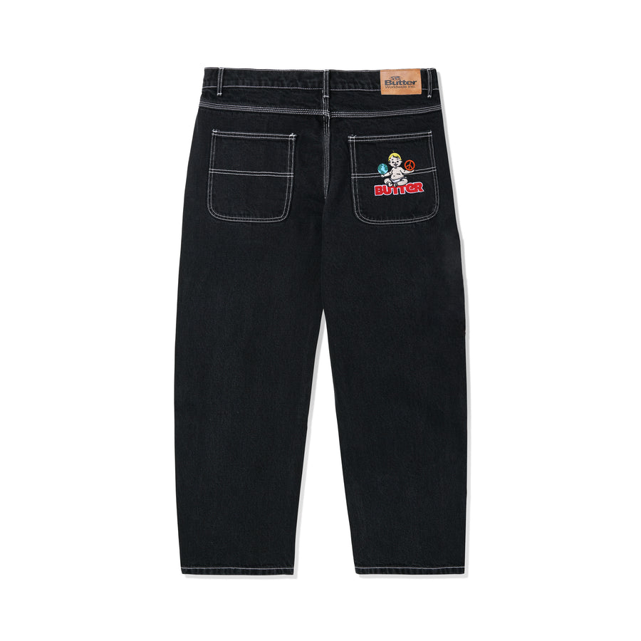 World Peace Denim Jeans - Washed Black