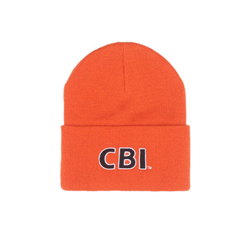 Straight Letter Watchtower Beanie - Orange