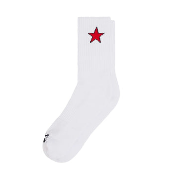 Logo Star Socks - White