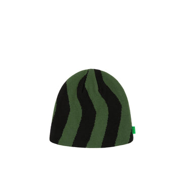 Spiral Skullcap Beanie - Bottle Green