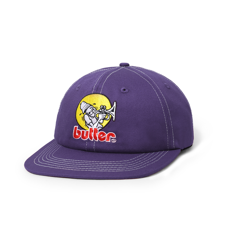 Brass 6 Panel Cap - Washed Grape