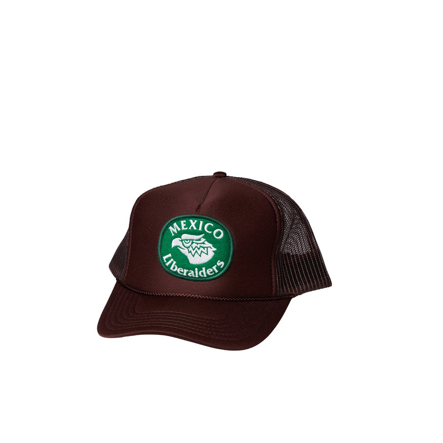 Eagle Logo Trucker Cap - Brown