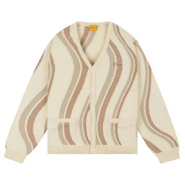 Lightwave Knit Cardigan - Cream