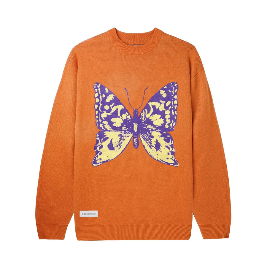 Butterfly Knit - Burnt Orange