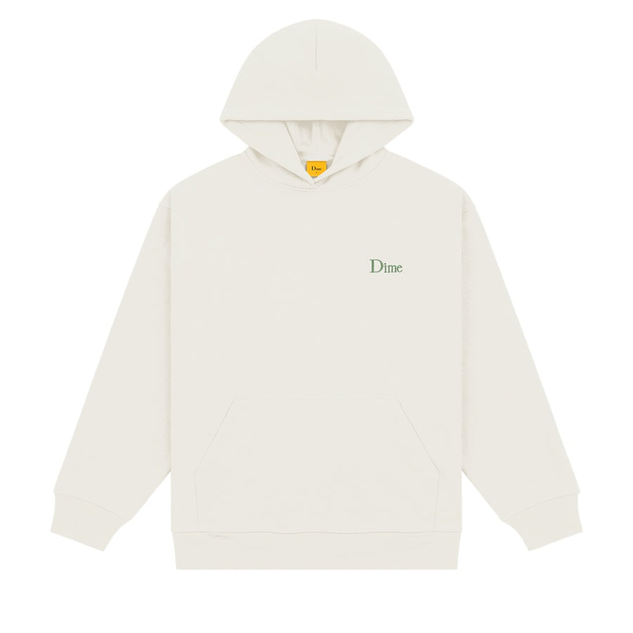 Dime Classic Small Logo Hoodie - Rice