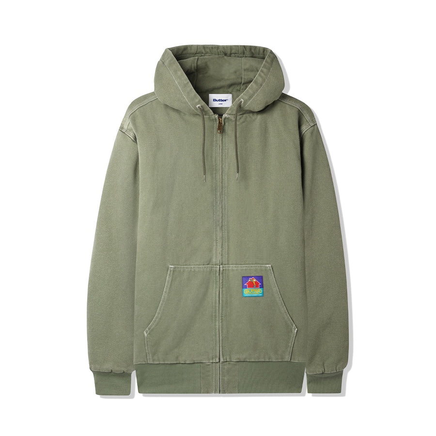 Heavy Weight Canvas Work Jacket - Fern