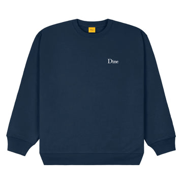 Classic Small Logo Crewneck - Navy