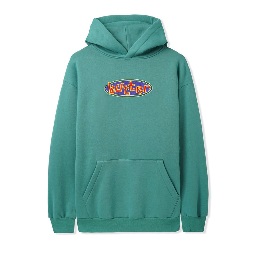 Scattered Embroidered Pullover Hood - Sage