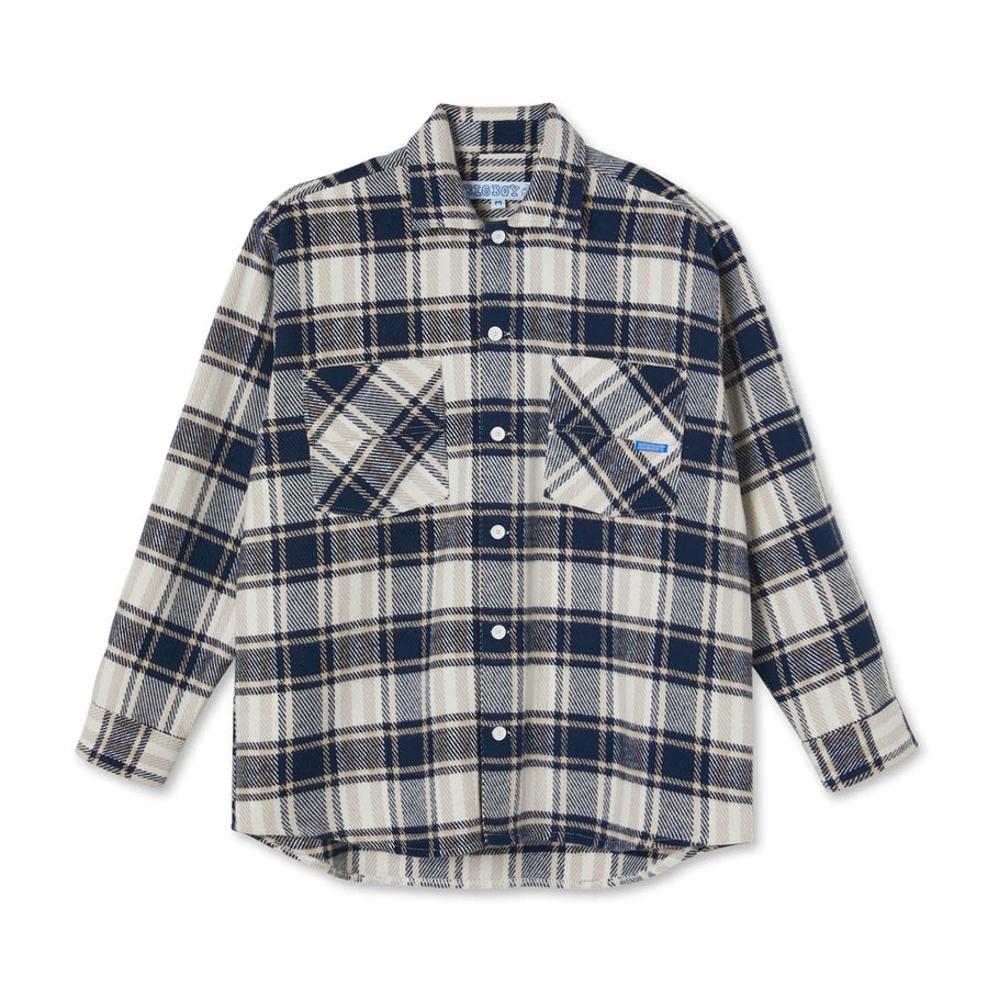 Big Boy Flannel Shirt - Navy