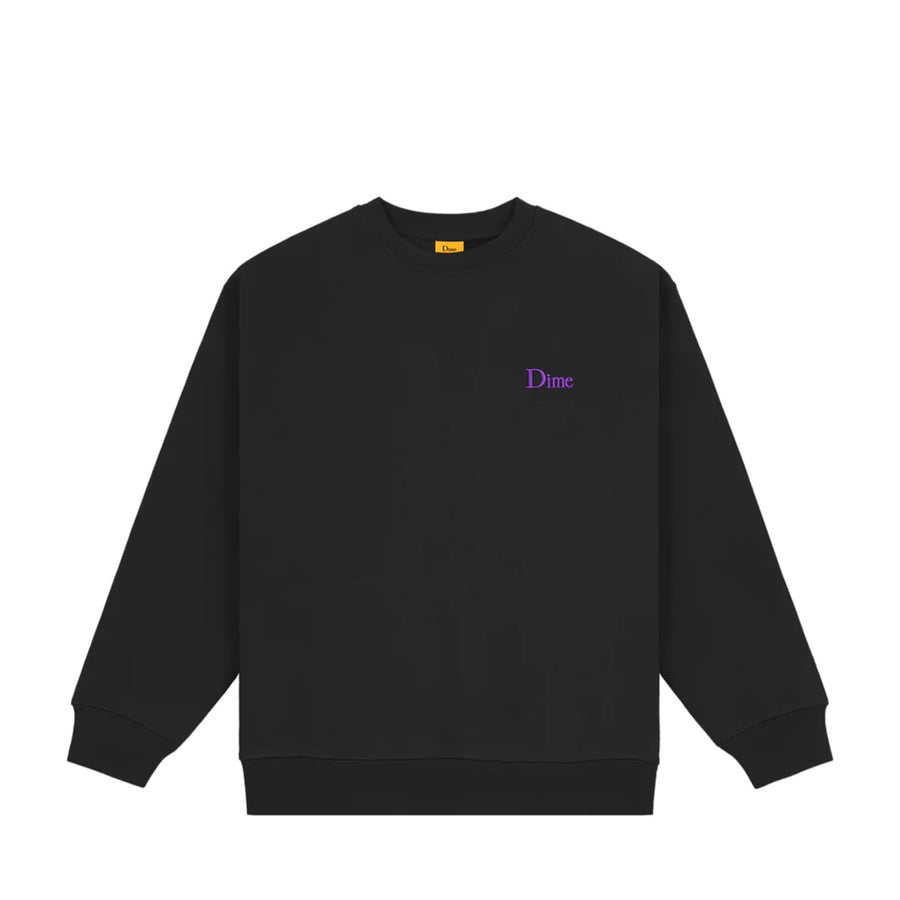 Classic Small Logo Crewneck - Black