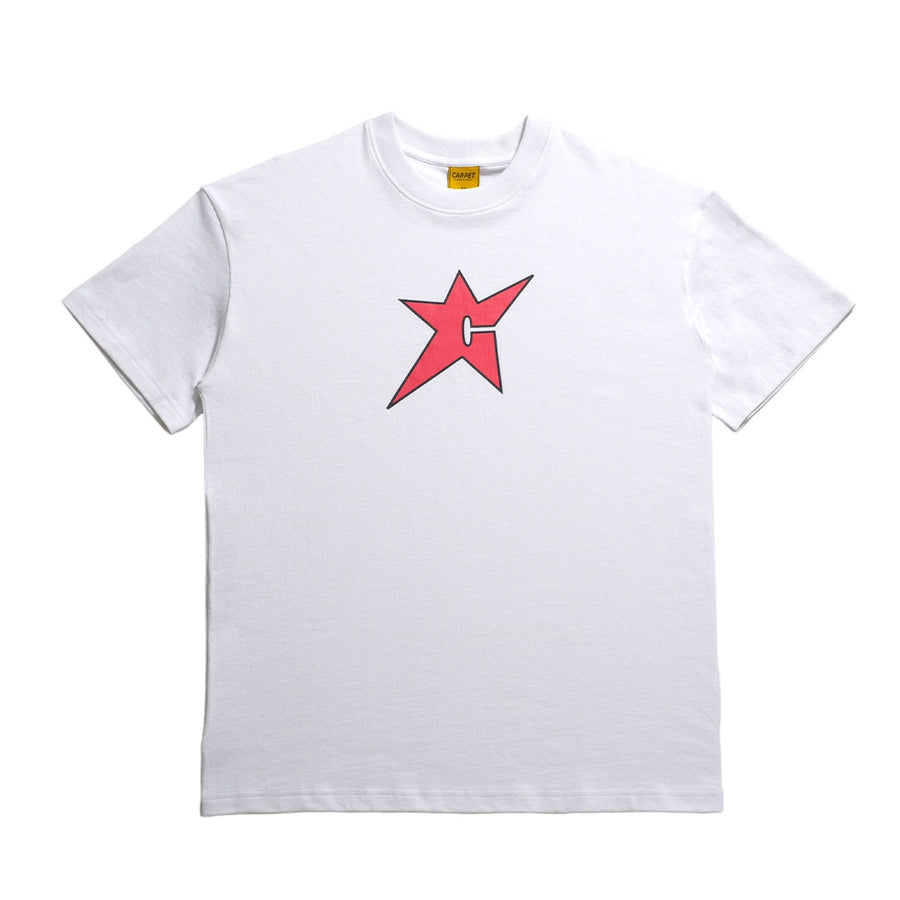 C-Star Logo Tee - White