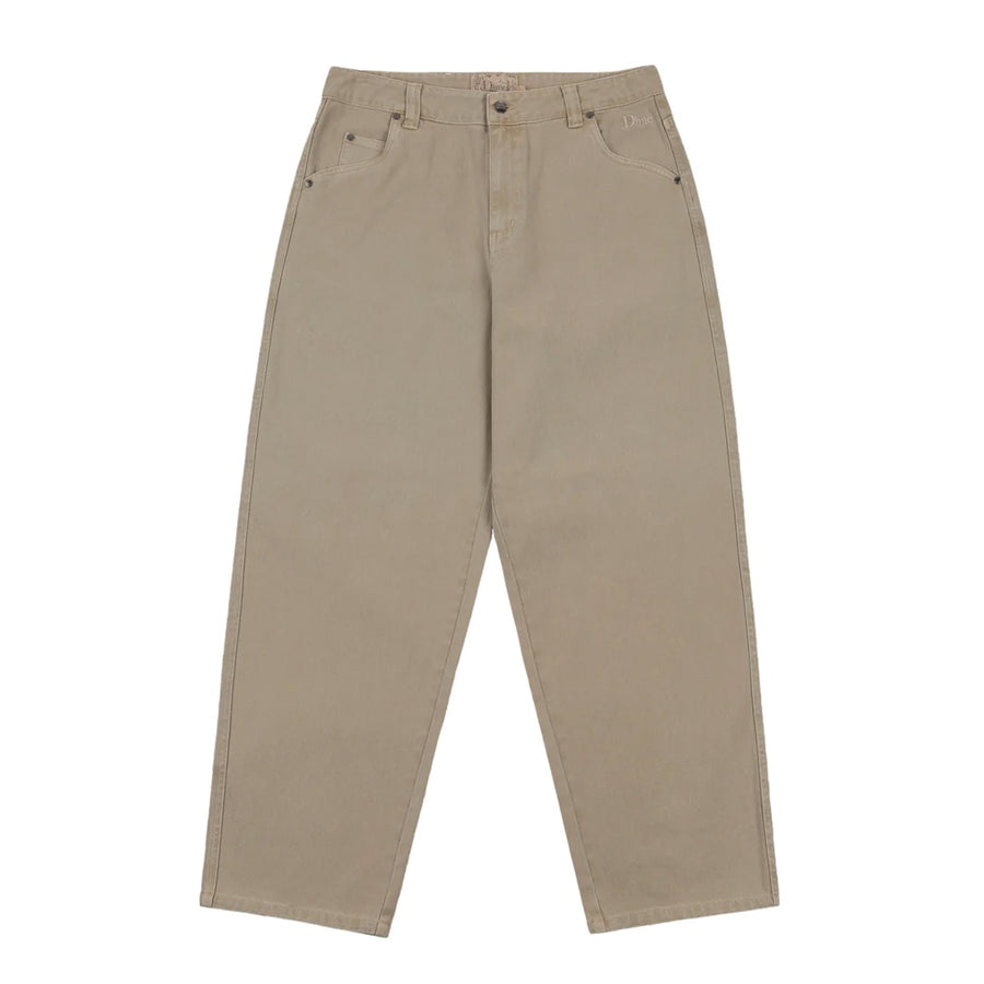 Dime Baggy Denim Pants - Khaki