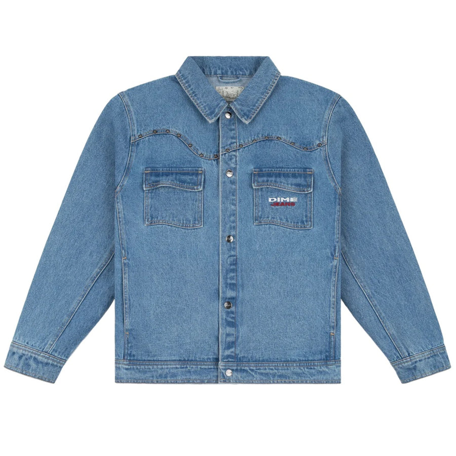Denim Western Jacket - Light Blue Wash