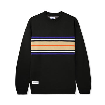 Stripe Knit Sweater - Black