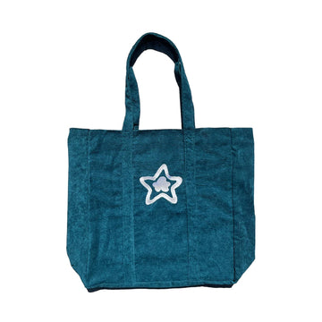 Star Tote Bag - Teal