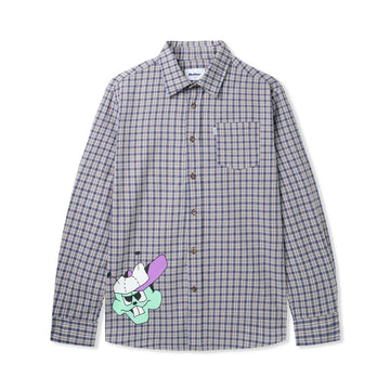 Bug Out Plaid Shirt - Navy