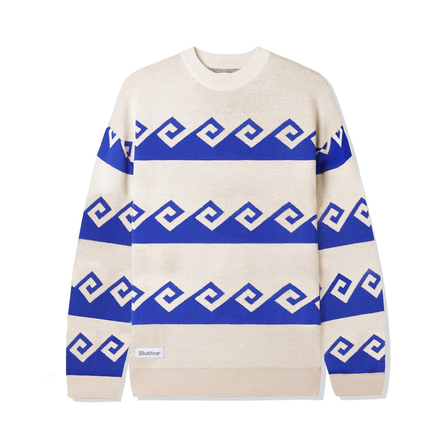 Waves Knit Sweater - Cream