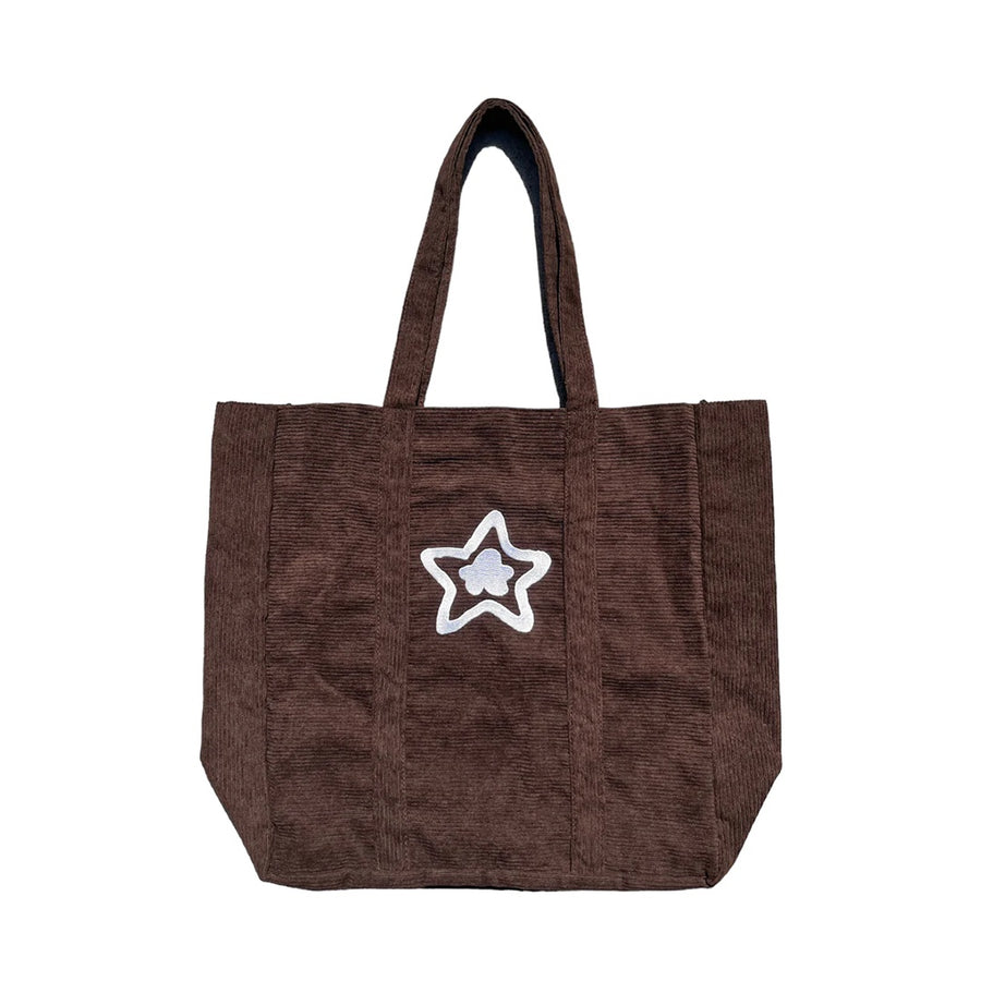 Star Tote Bag - Brown