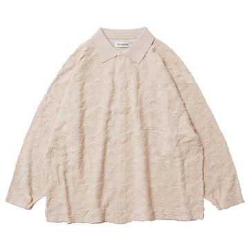 Boucle Collared Knit - White